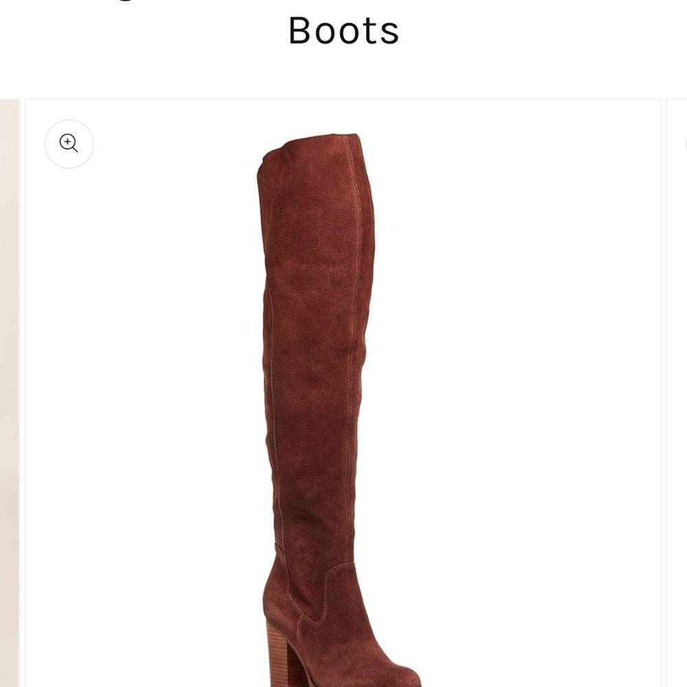 Kelsi Dagger Chestnut Over-the-Knee Boots